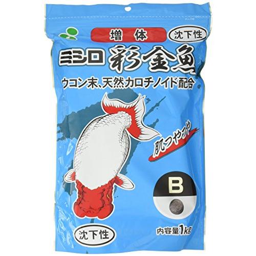 ミシロ 彩金魚 稚魚増体用B 沈下性 1kg
