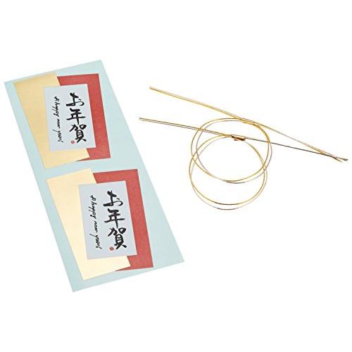 ギフトシール お年賀 水引付 ゴールド(10枚) MH-NE3