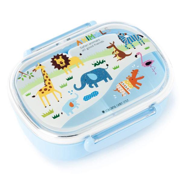 COLORFUL CANDY STYLE 子供用 弁当箱 ランチボックス 男の子サバンナ横断どうぶつ...