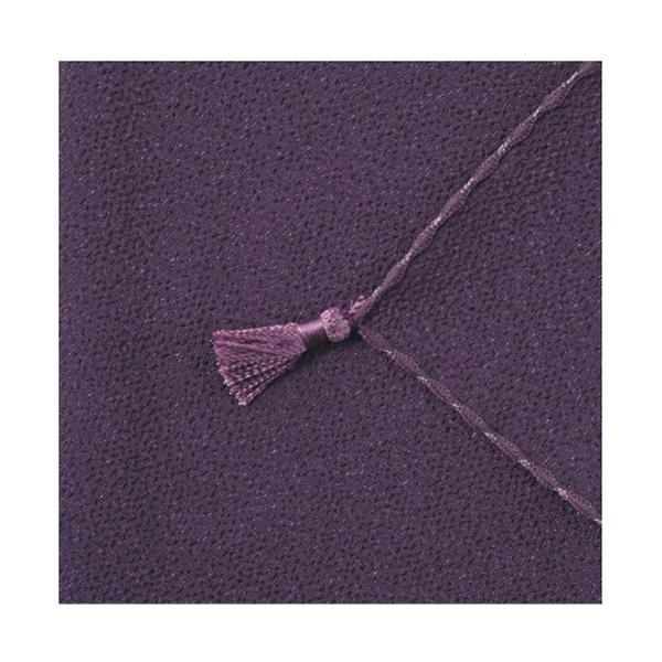 むす美 ポリエステルちりめん ふくさ 箱入 (ムラサキ)