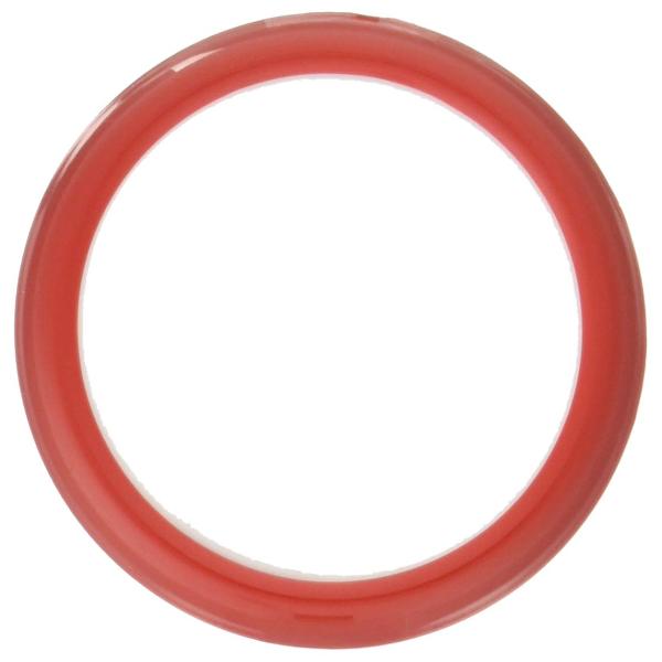 西敬 名札 丸型 赤 直径50Φ 10個入 P-600R