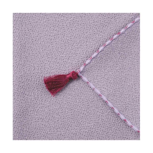 山田繊維 むす美 ポリエステルちりめん ふくさ 箱入 (パープル)