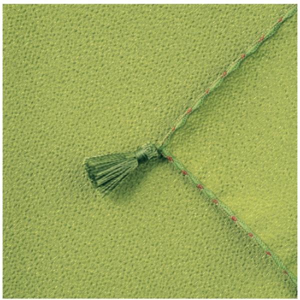 山田繊維 むす美 ポリエステルちりめん ふくさ 箱入 (ワカバ)