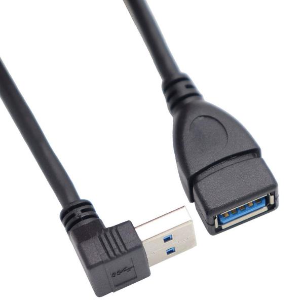 ViViSun【JCT請求書発行可能】USB 3.0 L型 90°方向変換ケーブル USB 3.0 ...