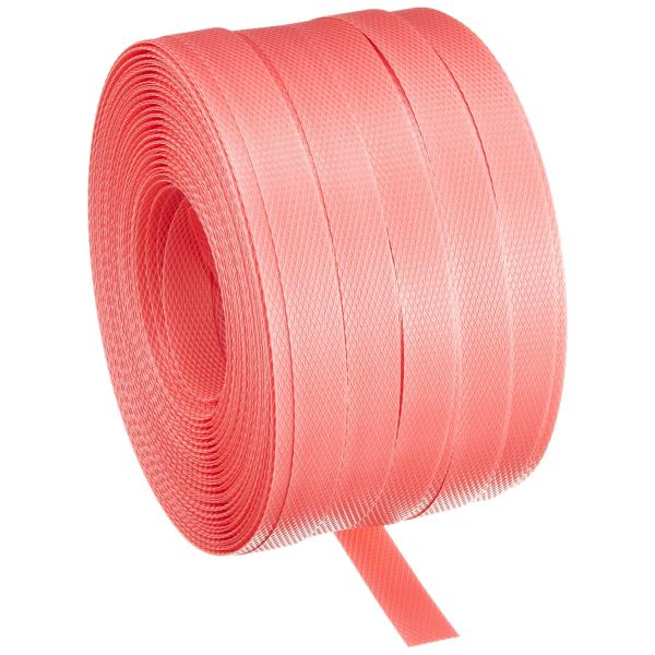 紺屋商事 PPバンド 赤 15mmx100m (手仕事用)