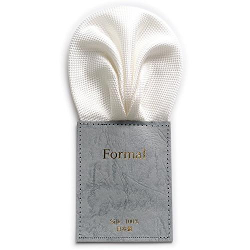 【日本製】 豊富なバリエーションから選べる シルク ポケットチーフ 差し込み ピークス メンズ 絹 ...