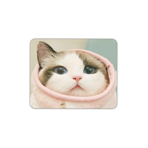 可愛い猫のマウスパッドー滑り止め加工処理 防水材質 疲労軽減 マウスパット