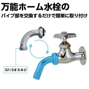 タカギ(takagi) 首振り蛇口 1/2ジョ...の詳細画像1