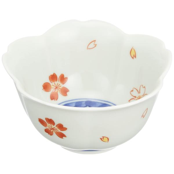 浜陶 紅白桜 小付 51-18 ホワイト