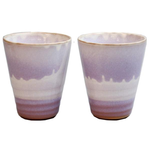 萩焼 リズム ペアカップ 14489