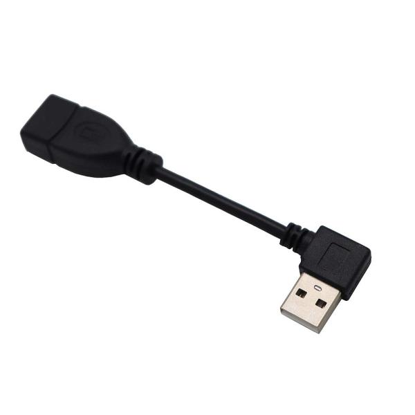 ViViSun【JCT請求書発行可能】USB2.0 延長ケーブル 左右９０°Ｌ型 Aオス to Aメ...