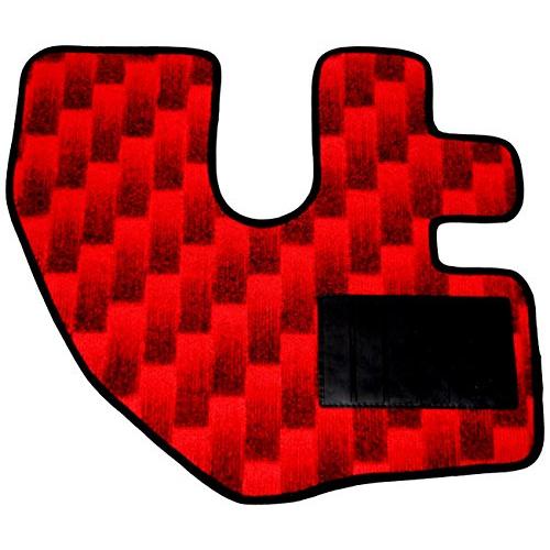 サムロマット運転席のみ フロアマット レッド No.56 日野(トヨタ)2t エアループデュトロ(ダ...