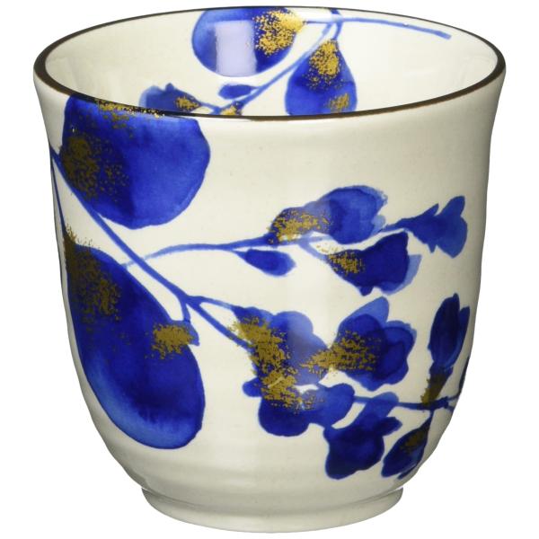 セラミック藍 藍華 湯呑 萩 サイズ：約φ8.3 H8 01929