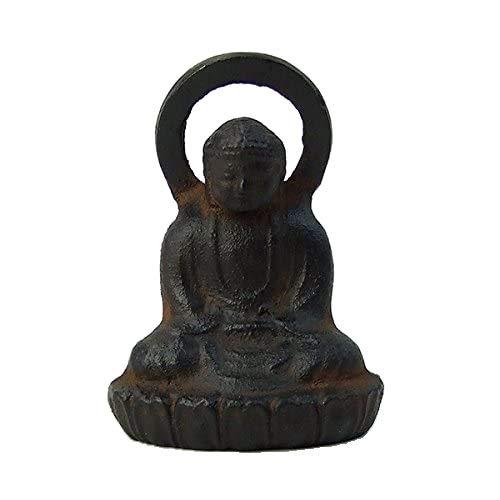 高岡文鎮 大仏書鎮 茶 280g 高岡鉄器