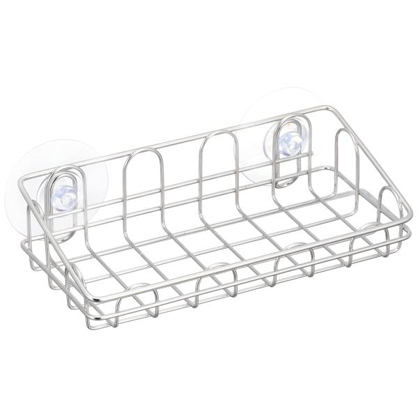 和平フレイズ(Wahei freiz) たわしラック ワイヤー ステンレス 吸盤式 水はけの良いワイ...