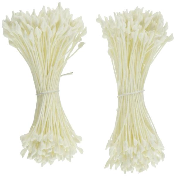 アートフラワー花芯 イバラペップ大 白2束入