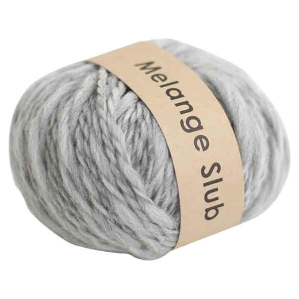 DARUMA メランジスラブ 毛糸 超極太 Col.6 グレー 40g 約46m 01-6580