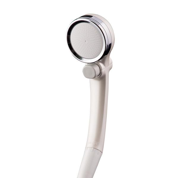 タカギ(takagi) シャワーヘッド もっとキモチイイシャワピタ パールホワイト 節水 バブルシャ...