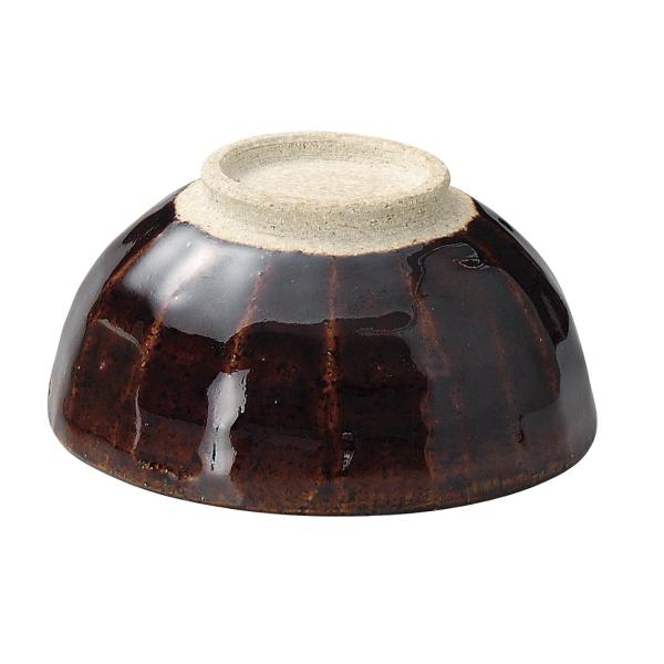 美濃焼 MINO CRAFT. 面取り 飯碗 アメ釉 K99058