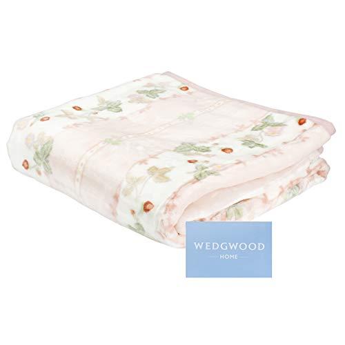 西川 (Nishikawa) 毛布 シングル ウェッジウッド ワイルドストロベリー なめらか 日本製...