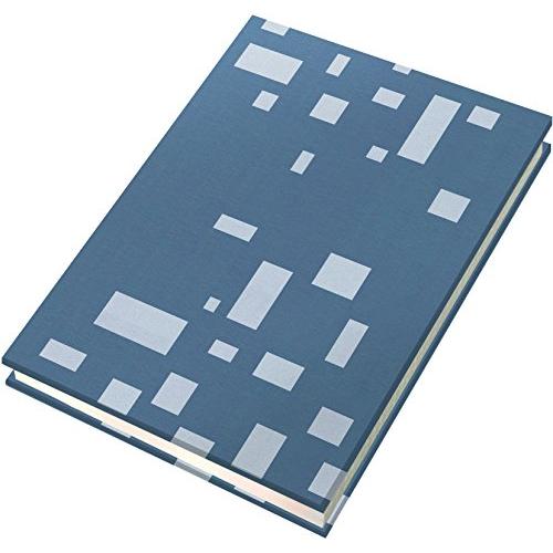 古川紙工 御朱印帳 大判 思い出朱印帳 薄藍 銀 XS11