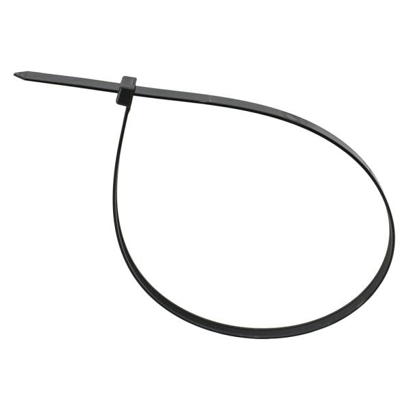 OHM ワイドタイ 610 黒 耐候性 10本 WLT-610-K 10P 09-1769