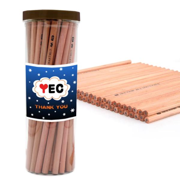 MinniLove 2B鉛筆 原木 50本入 六角軸 (原木50本入)