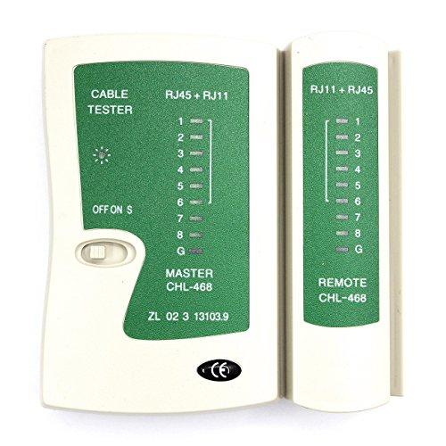 Paris LANケーブルテスター RJ45及びRJ11兼用 LANケーブル測定器 4極4芯/6極4...