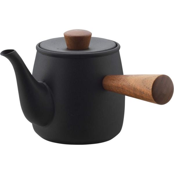 宮崎製作所 茶き 急須 茶こし付き 直火不可 0.38L くろいろ 小 CHA-3