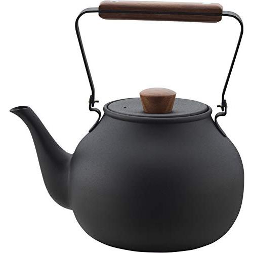 宮崎製作所 茶き 急須 茶こし付き 直火不可 0.7L くろいろ 大 CHA-6