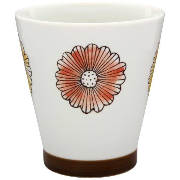 波佐見焼 フリーカップ フラワー レッド 505538