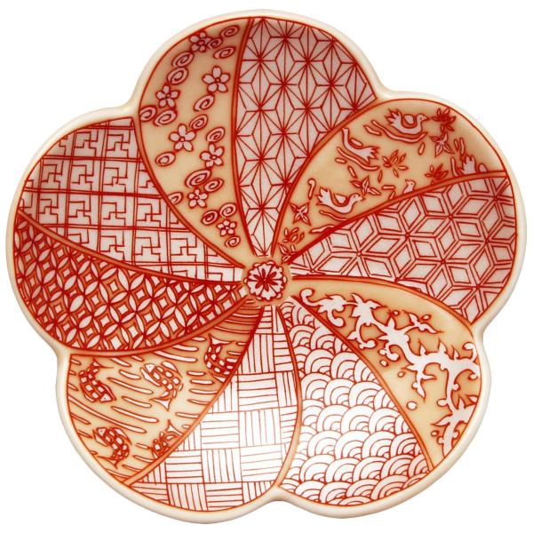 有田焼 幸楽窯 小皿 豆皿 直径約9cm 祥瑞捻梅 曙銀彩 迎春食器 日本製 97133