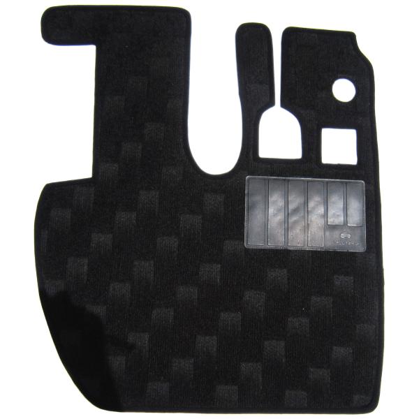 サムロマット運転席のみ フロアマット 黒 No.81 日野 大型 '17プロフィア 4ｔ標準 '17...