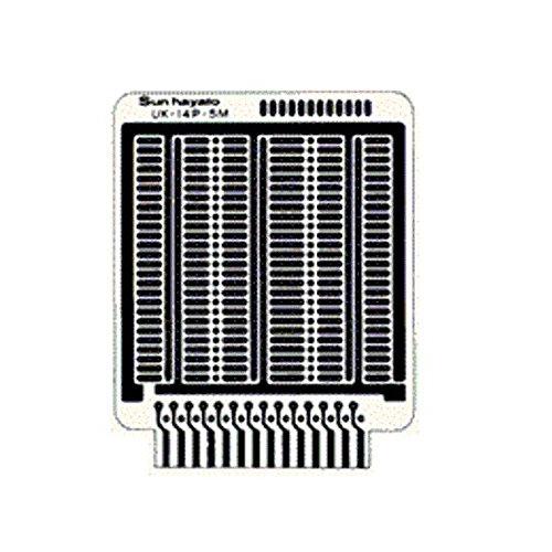 サンハヤト 端子付ユニバーサル基板 UK-14P-5M(70)