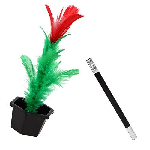 KiloNext 手品 棒 ステッキから花が出てくる マジック 宴会芸 ステッキ 花 植木鉢 付き