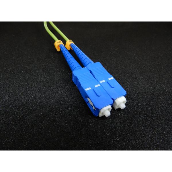 光ファイバーケーブル HKB-SCLC5-10L 片端SC/LCコネクタ付GI（マルチモード） 2心...