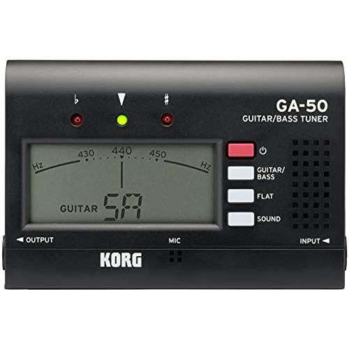 KORG(コルグ) ギター/ベース用チューナー GA-50 個人練習に最適 アウトプット有り 多弦ギ...