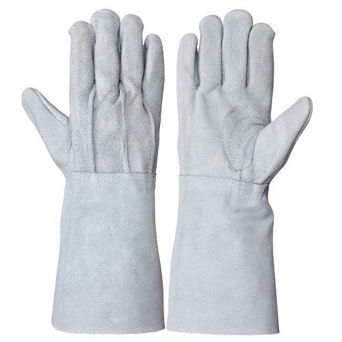 シモン 牛床革 背縫い 親指付根補強当て付 袖17cm 107AK袖17cm フリーサイズ (1双)