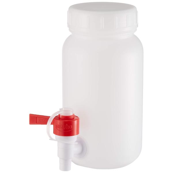 瑞穂化成工業 広口瓶 ケミカルコック付 2L 0291