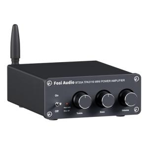 Fosi Audio BT20A Bluetooth 5.0 パワーアンプ 2.0CH ステレオ オーディオアンプ 100W*2 TPA3116 レシ｜goodzero