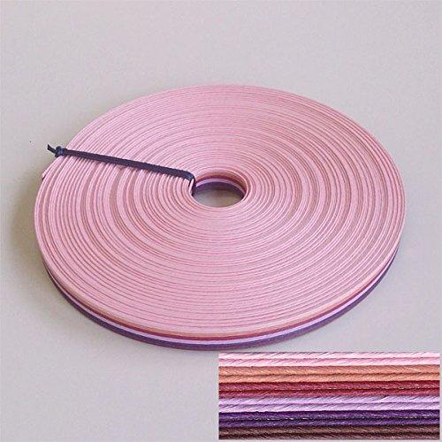 紙バンド手芸用ホビーテープ 30m巻 グラデーションストライプ12本取り オーチャード