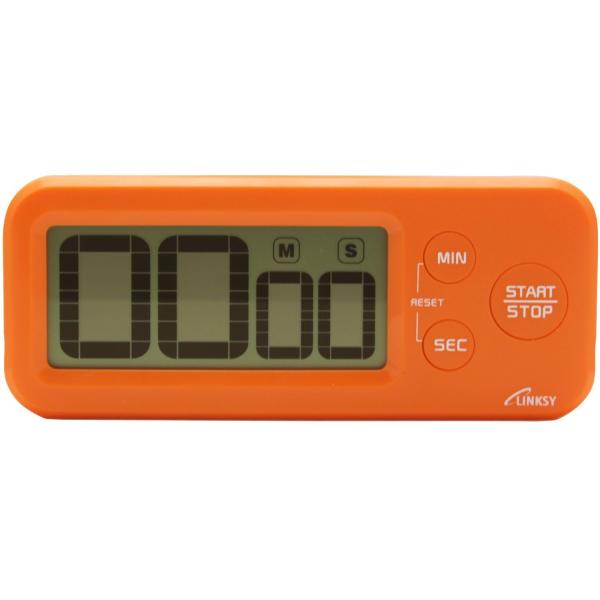 LINKSY (リンクシー) キッチンタイマー(デジタル) オレンジ 115×46×14mm クルク...
