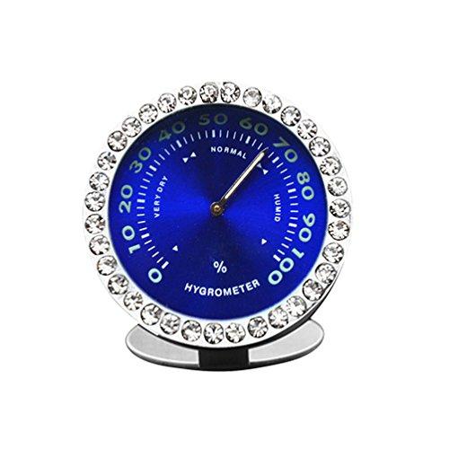 Idaii 車用 湿度計 車内湿度計 置き湿度計 排気口置き 4タイプの使用方法 夜光 ホワイト柄