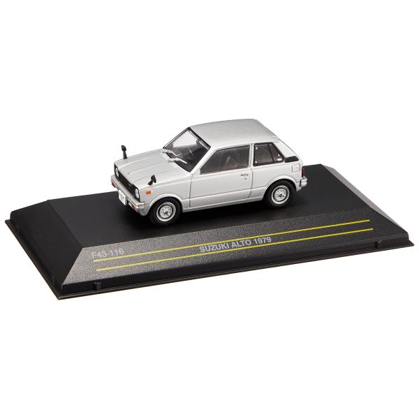 FIRST:43 1/43 スズキ アルト 1979 シルバー 完成品