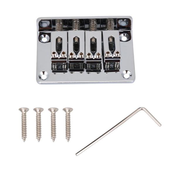 ４弦 シガーボックスギター サドル ブリッジ エレクトリックギター バス ウクレレ対応 置換 レンチ...