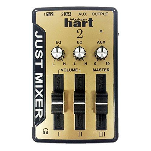 Maker hart Just Mixer 2 ステレオ3入力音声ミキサー/USB電源/USBオーデ...