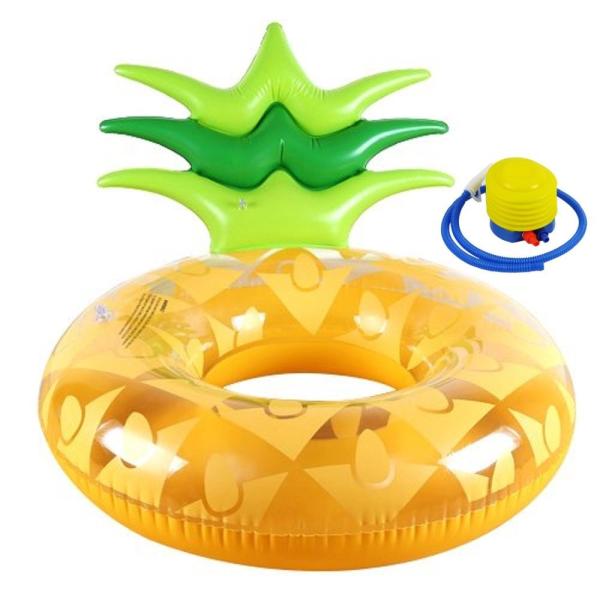 HappyHome 浮き輪 パイナップル 120cm×80cm フロート 海水浴 水遊び 大人用 子...
