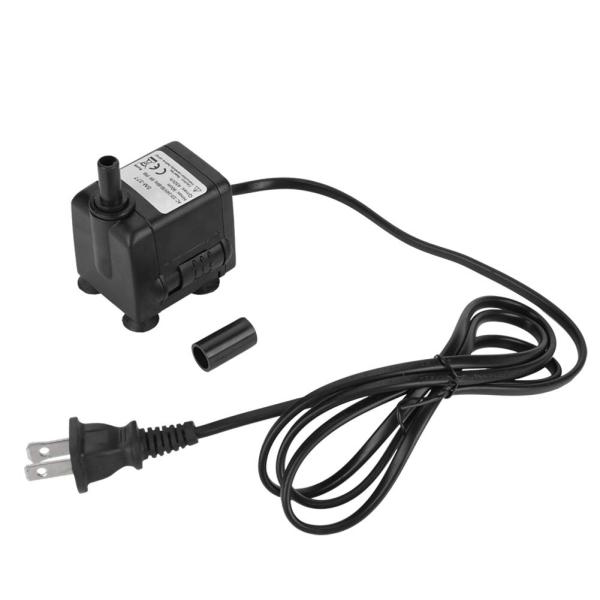 6W 水中ポンプ ウォーターポンプ 小型ポンプ 吐出量450L / H 電気ウォーターポンプ 低騒音...