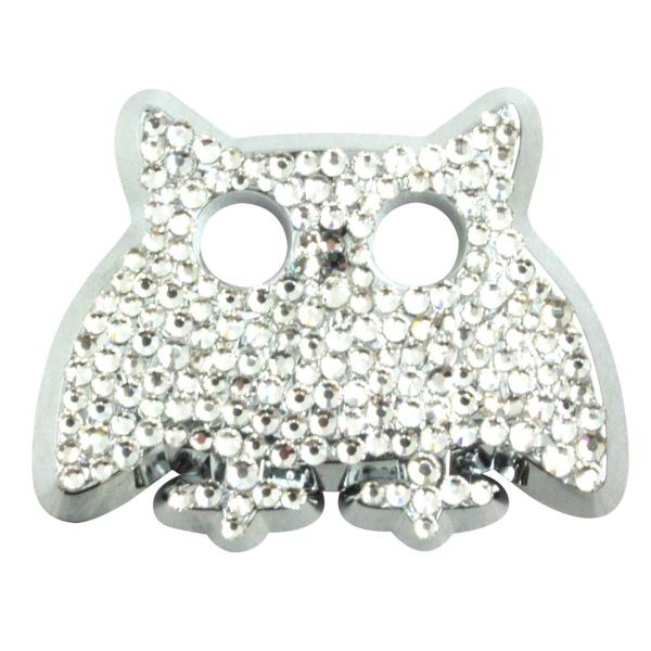 【AWESOME/オーサム】 デコ エンブレムチャーム デザイン:フクロウ ASCM-013d