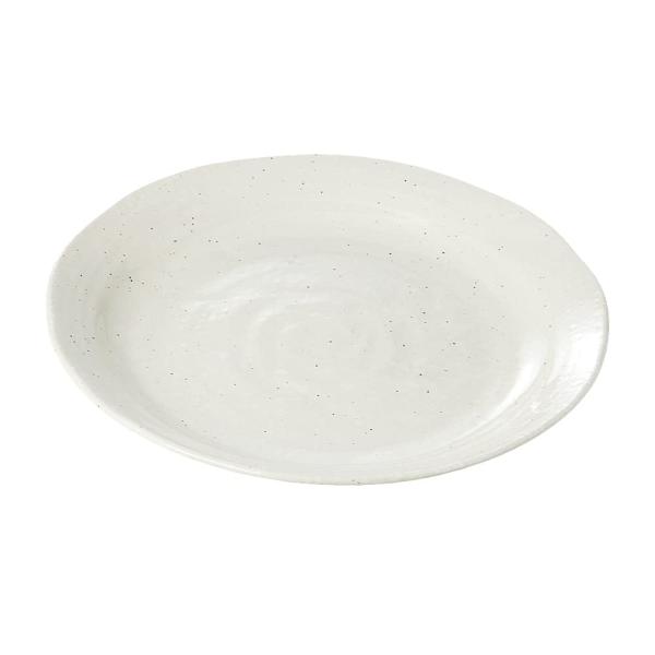 エールネット(Ale-net) 大皿 26.7cm 粉引釉斑点8.0皿 美濃焼